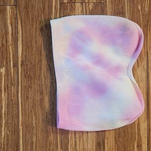 Upcycled tie dye crop top